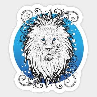 Be a Lion, Be Bold- Mandala Lion Sticker